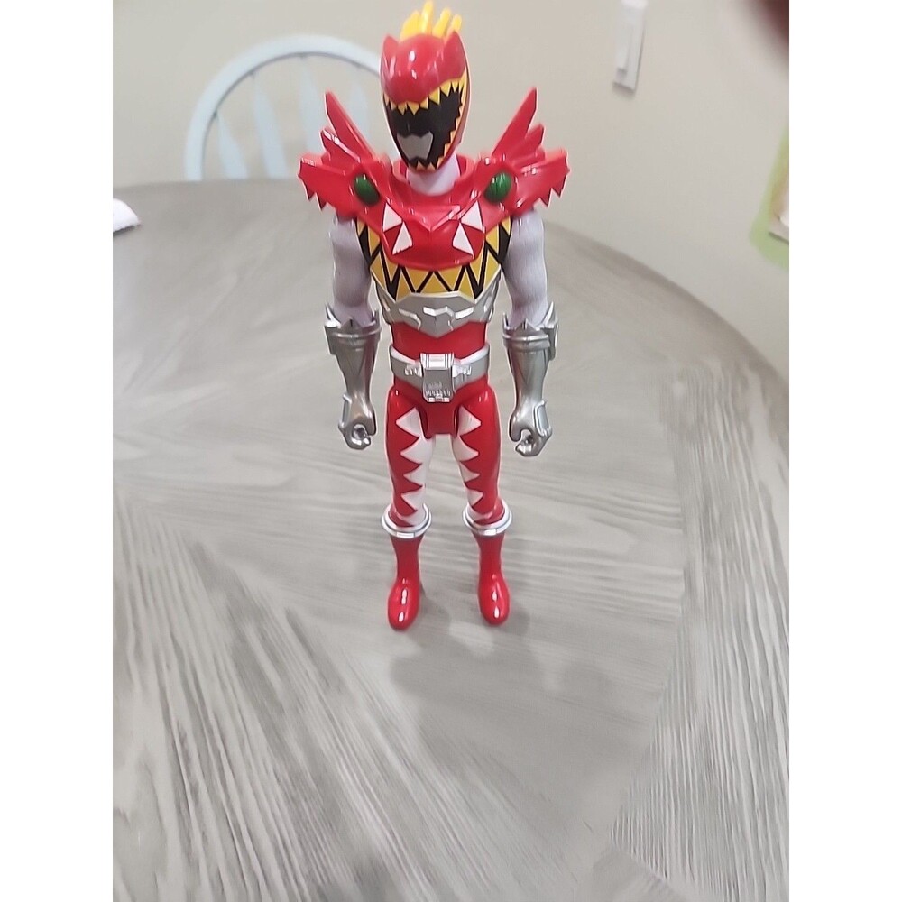 Red Ranger Power Rangers Dino Super Charge Action Figure‎ 12" Bandai 2014
